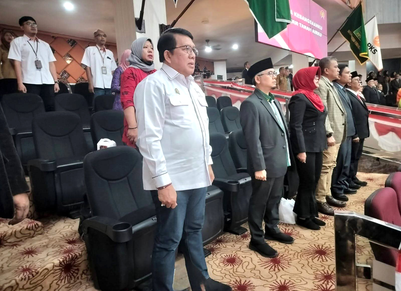 Menghadiri Rapat Paripurna DPRD Kabupaten Bogor, Mendengarkan Pidato Kenegaraan Presiden RI dalam rangka Hari Kemerdekaan RI ke 80.